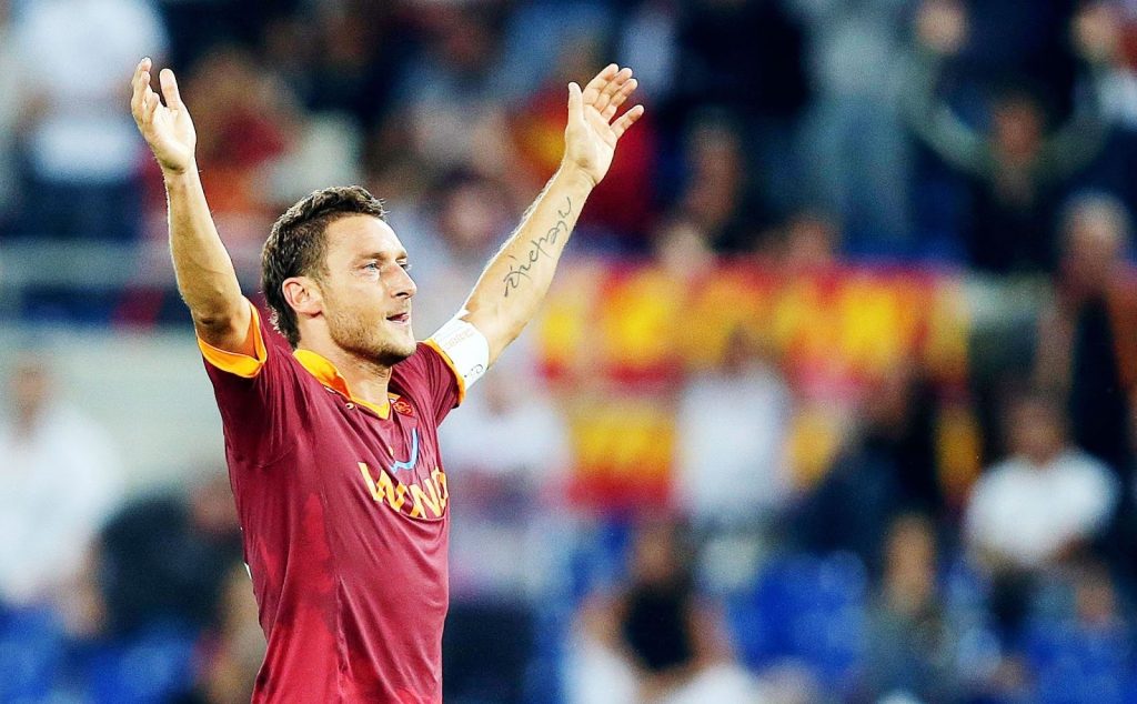 Francesco Totti gắn bó sự nghiệp với AS Roma